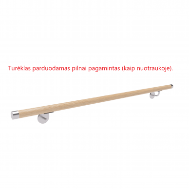 Sieninis turėklas D42/L2000mm 1 Sieninis turėklas D42/L2000mm 1