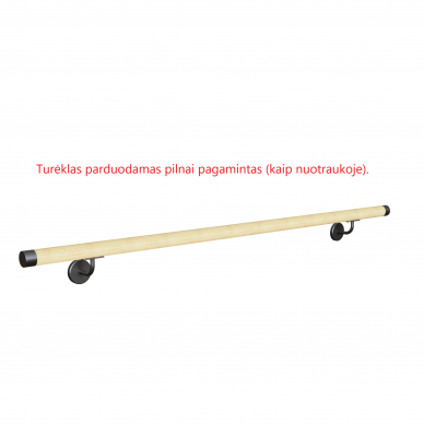 Sieninis turėklas D42/L2000mm 1 Sieninis turėklas D42/L2000mm 1