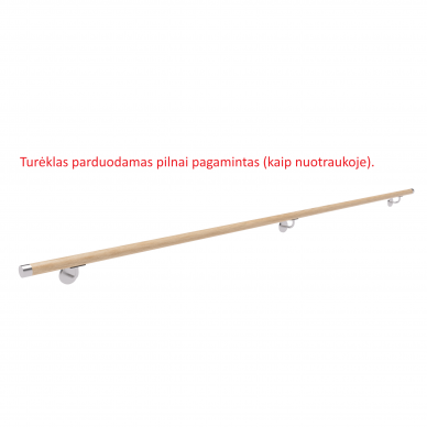Sieninis turėklas D42/L3000mm 1 Sieninis turėklas D42/L3000mm 1