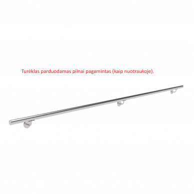 Sieninis turėklas D42/L3000mm 1 Sieninis turėklas D42/L3000mm 1