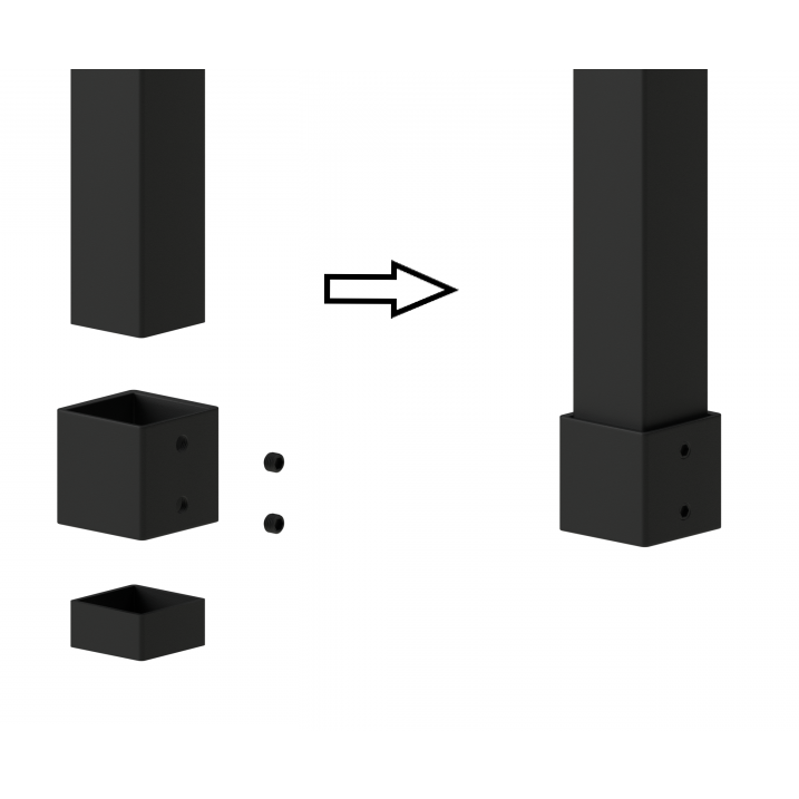 Laikiklis 20x20 vertikaliam profiliui 2 Laikiklis 20x20 vertikaliam profiliui 2