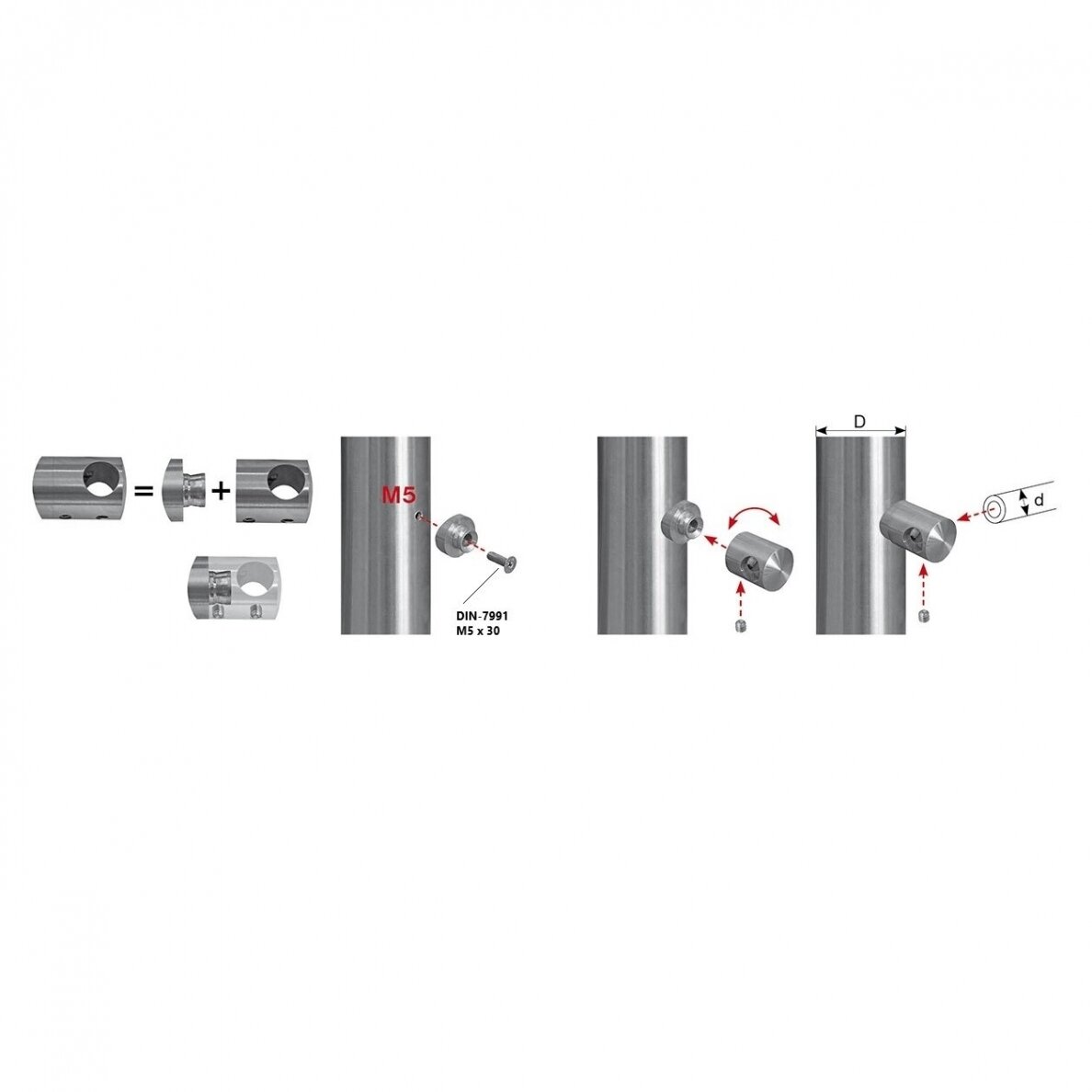Rod holder D33.7 2 Rod holder D33.7 2