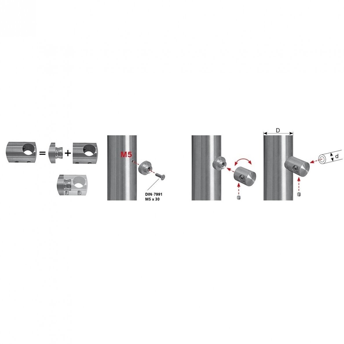 Rod holder D42.4 2 Rod holder D42.4 2