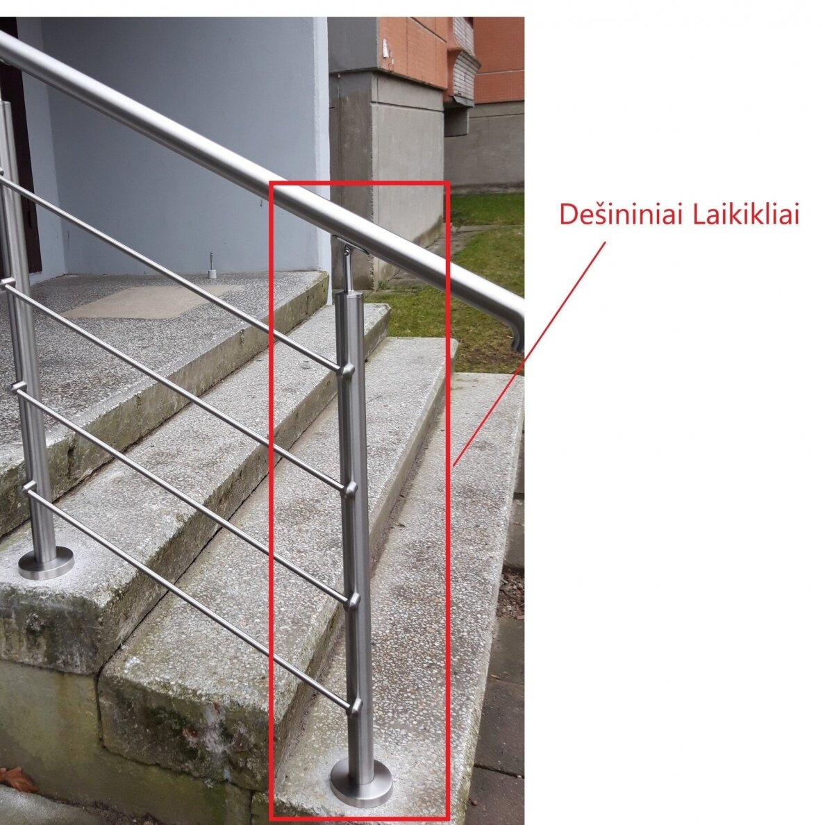 Strypo laikiklis D42,4 (dešininis) 3 Strypo laikiklis D42,4 (dešininis) 3