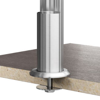 Stiklo sienelės statramstis H-600mm (dešininis) 2 Stiklo sienelės statramstis H-600mm (dešininis) 2