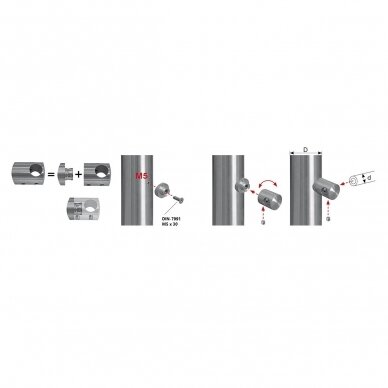 Rod holder D33.7 2 Rod holder D33.7 2