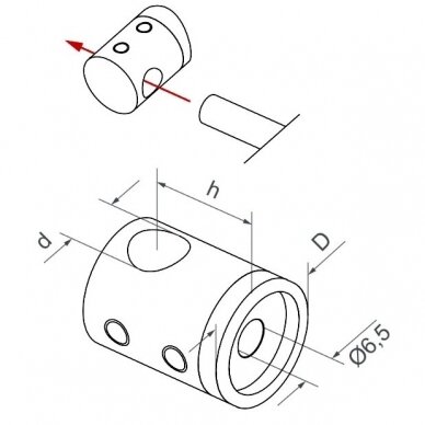 Flat rod holder 1 Flat rod holder 1