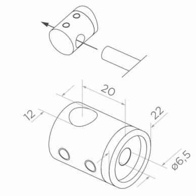 Flat rod holder 1 Flat rod holder 1
