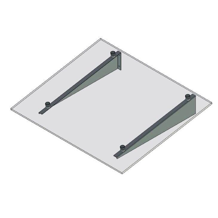 Glass Canopy Brackets (RAL-7016) 3