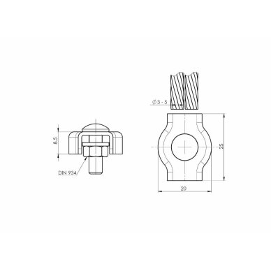 Cable Clamp (3 mm) 2