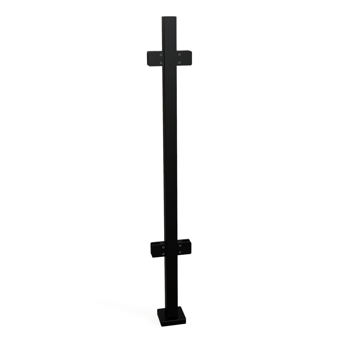Turėklo statramstis H-1000mm RAL-9005 Turėklo statramstis H-1000mm RAL-9005