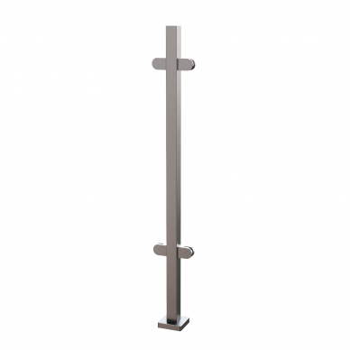 Vidurinis statramstis stiklui 40×40 H-1000 mm Vidurinis statramstis stiklui 40×40 H-1000 mm