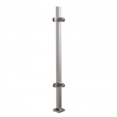 Kampinis statramstis stiklui 40×40 H-1000 mm Kampinis statramstis stiklui 40×40 H-1000 mm
