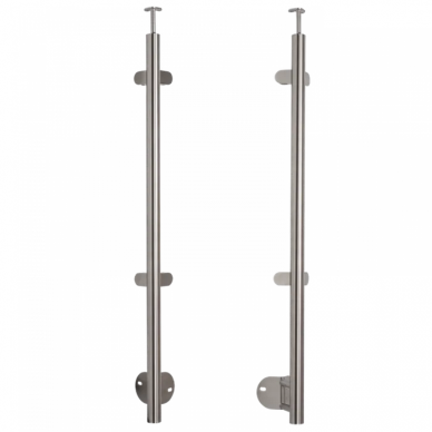 Kampinis statramstis stiklui H-1130 mm (išorinis kampas) Kampinis statramstis stiklui H-1130 mm (išorinis kampas)