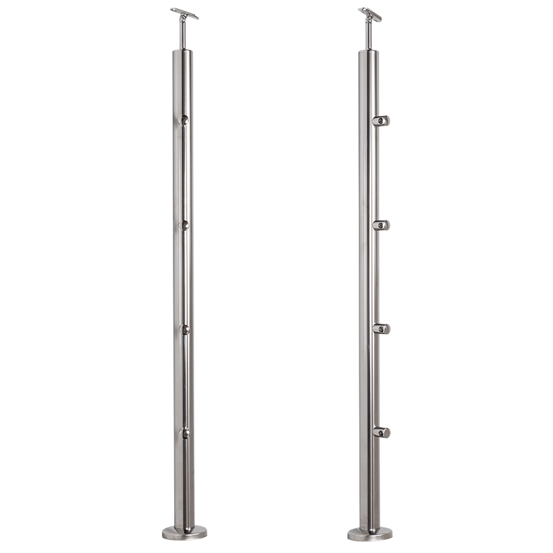 Balkono turėklo statramstis H-1060 mm (AISI-316 markė) Balkono turėklo statramstis H-1060 mm (AISI-316 markė)