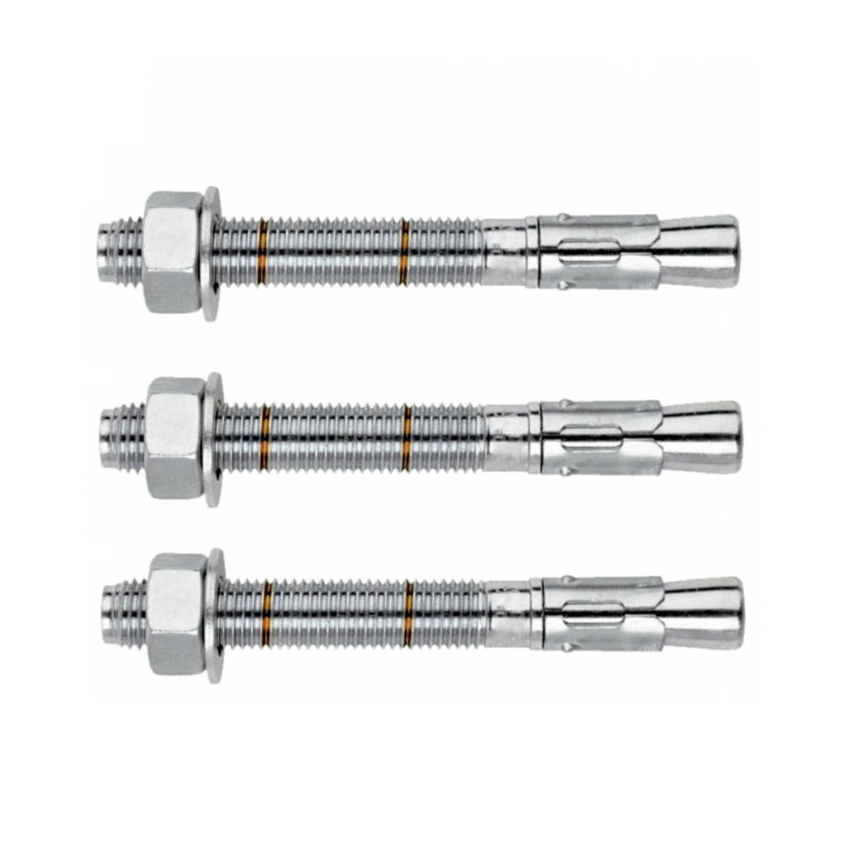 Tvirtinimo į betoną rinkinys M8×80 ZN (3 vnt.)