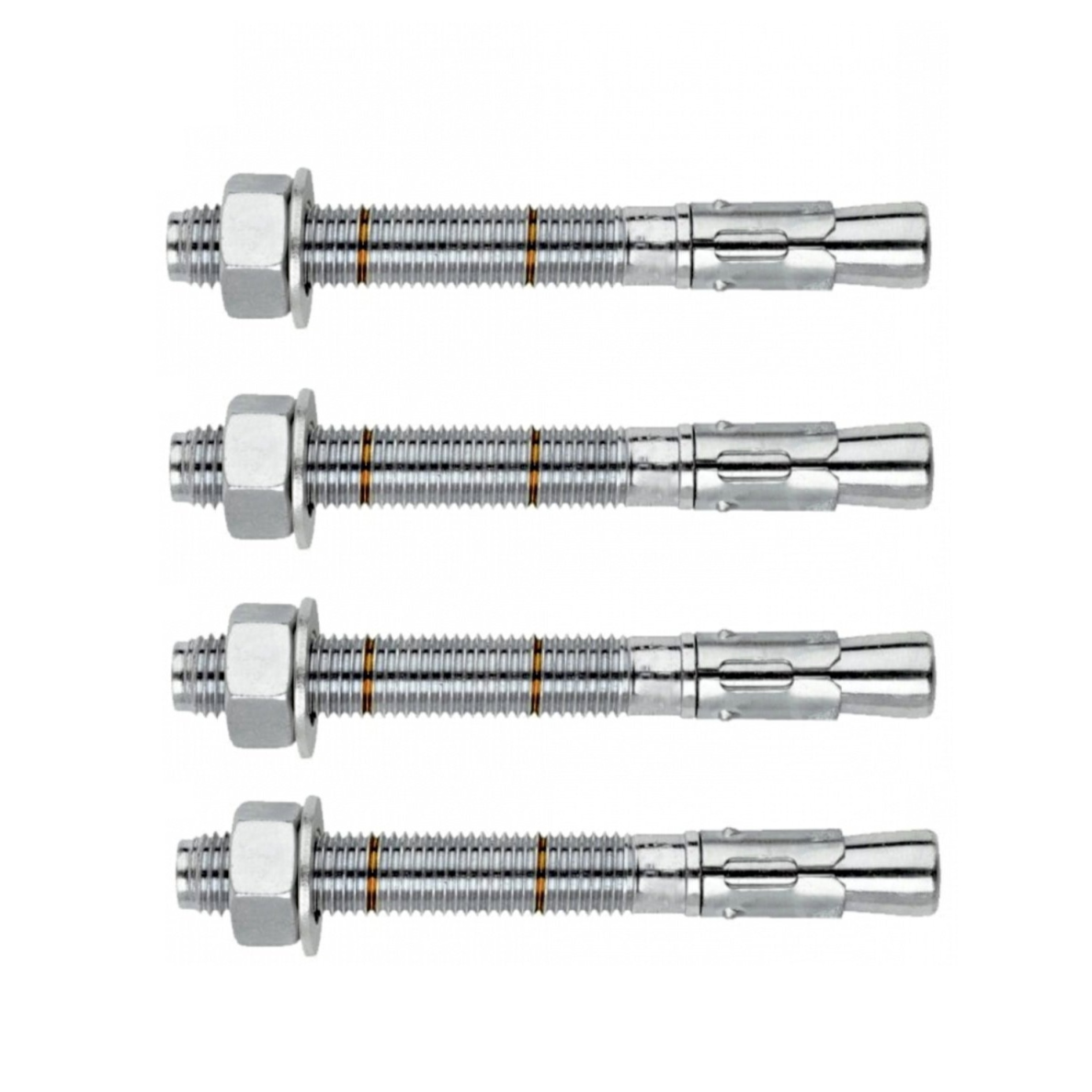Tvirtinimo į betoną rinkinys M8×80 ZN (4 vnt.)