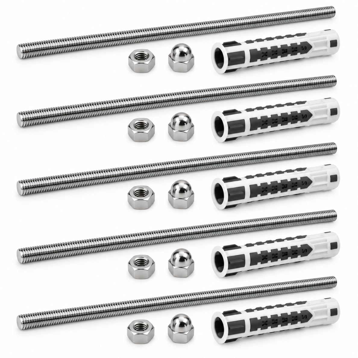 M6 Fixing Set for Insulated Facade (5 pcs.)