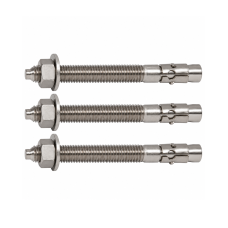Tvirtinimo į betoną rinkinys M10×90 A2 (3 vnt.)