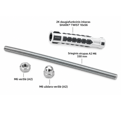 Fixing Set for Insulated Facade M6 1