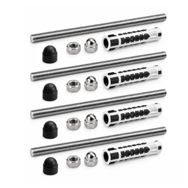 Facade Fixing Set M6, Black (4 pcs.) Facade Fixing Set M6, Black (4 pcs.)