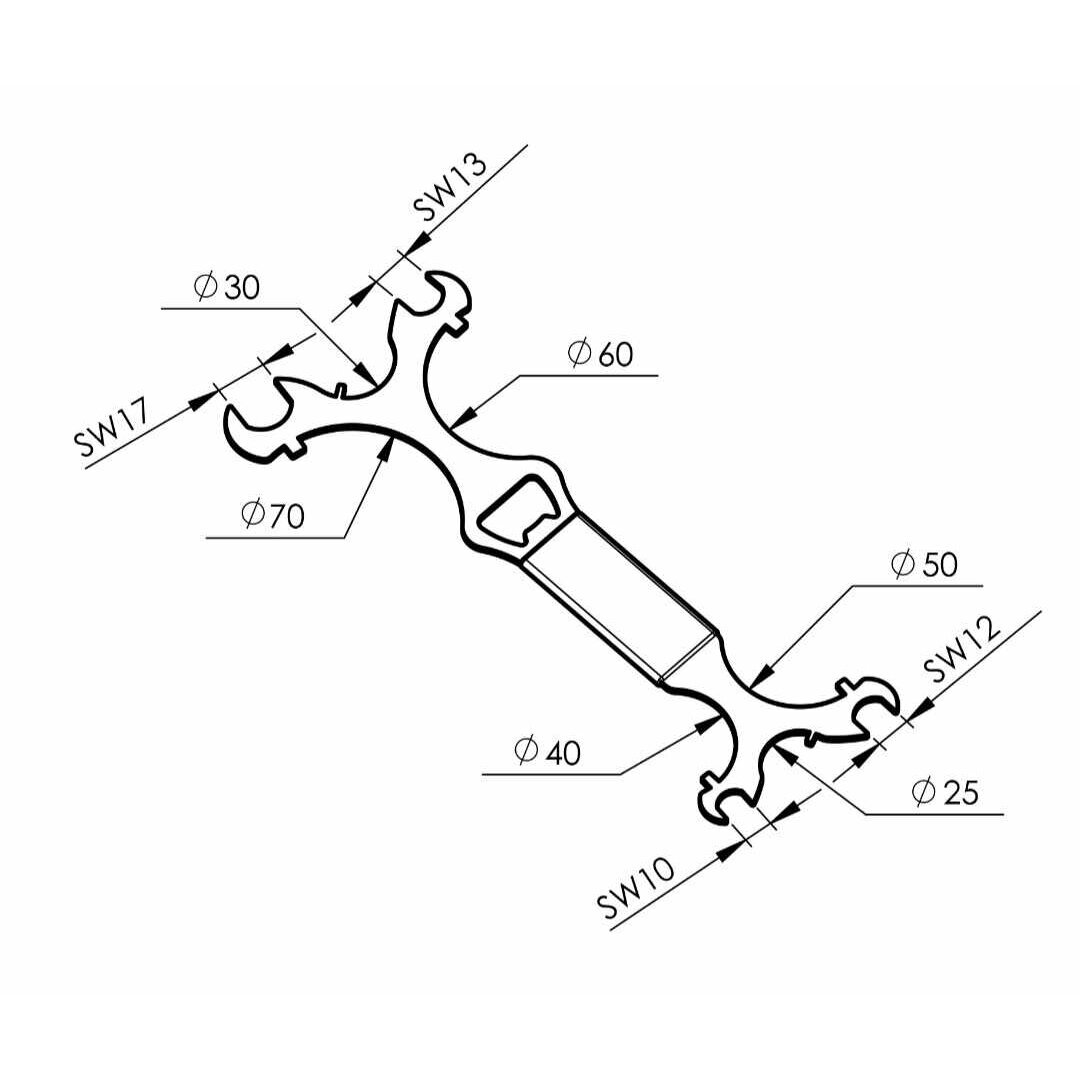 Universal wrench 1 Universal wrench 1