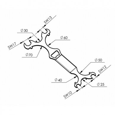Universal wrench 1 Universal wrench 1