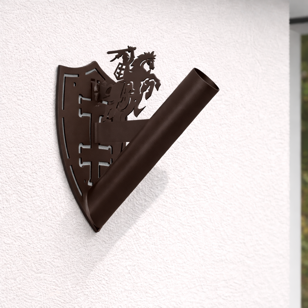 Flag Set with Brown Vytis Holder 2