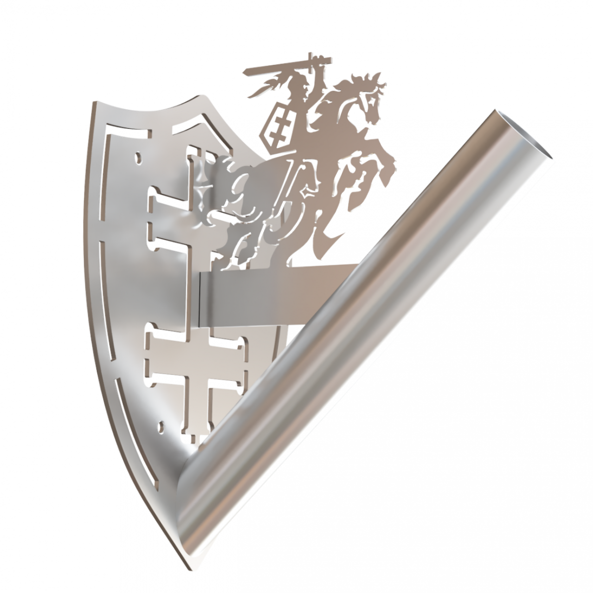 Flag Set with Vytis Holder 1