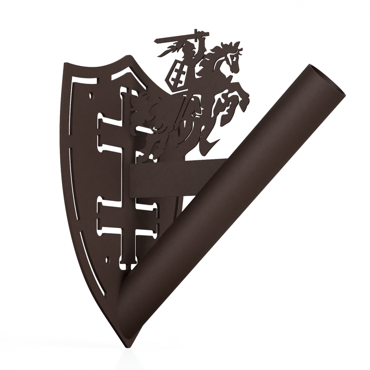 Flag Set with Brown Vytis Holder 1