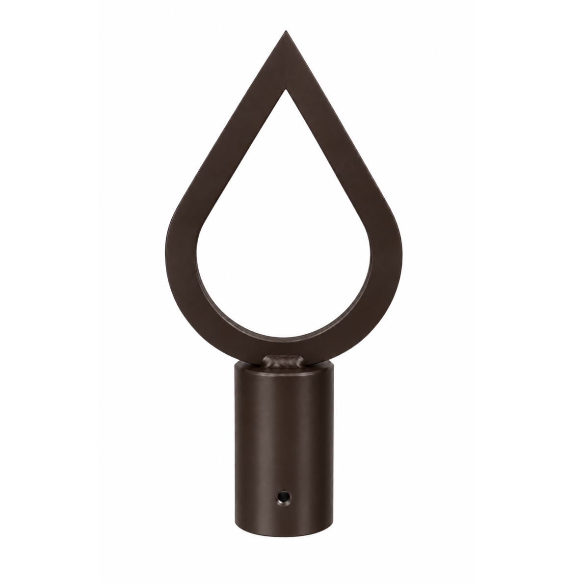 Flag pole finial “Flame” Brown