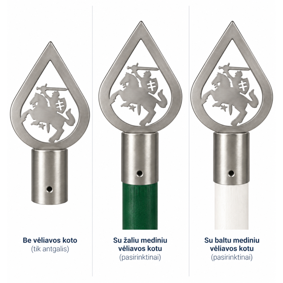 Flagpole Finial with Vytis 2