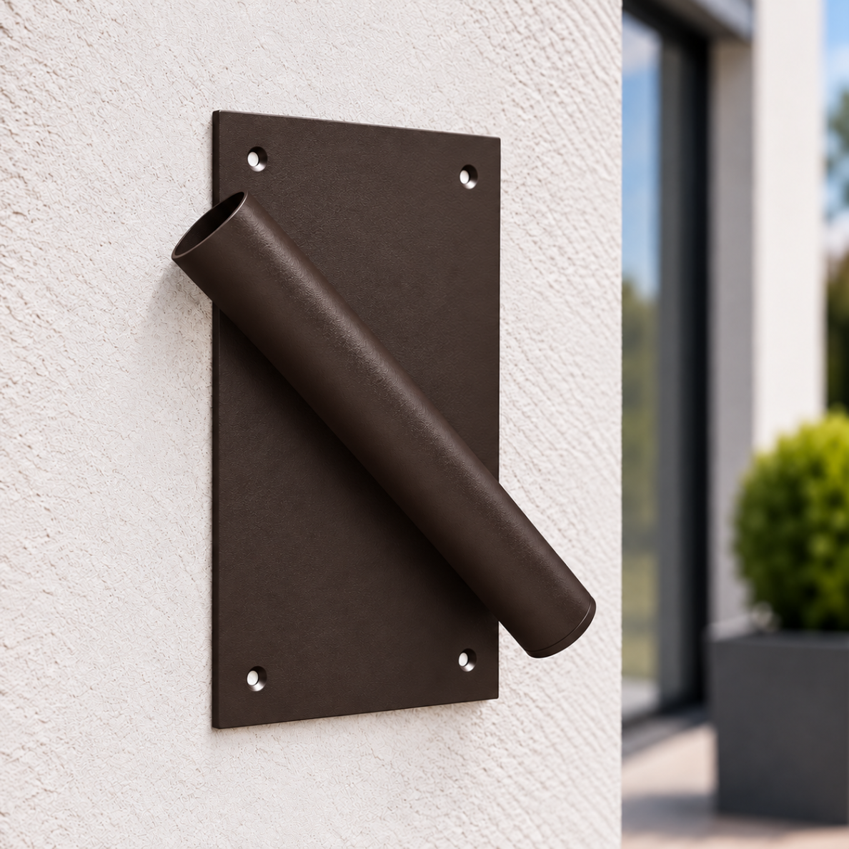 Flag Holder 45°, Left (Brown) 2