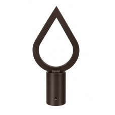 Flag pole finial “Flame” Brown