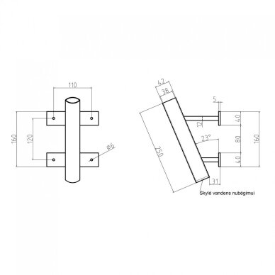 Flag Set with Black Holder 2