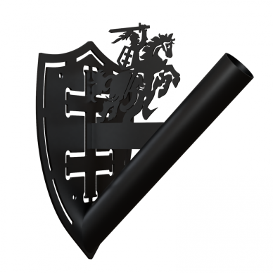 Flag Set with Black Vytis Holder 1 Flag Set with Black Vytis Holder 1