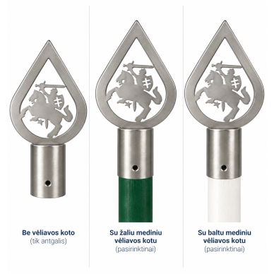 Flagpole Finial with Vytis 2