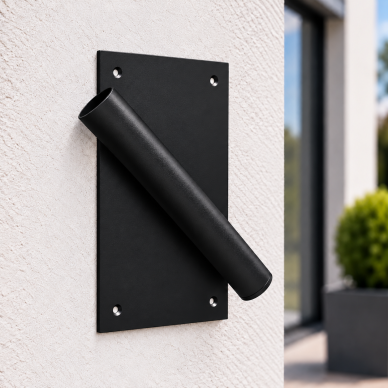 Flag Holder 45°, Left (Black) 2
